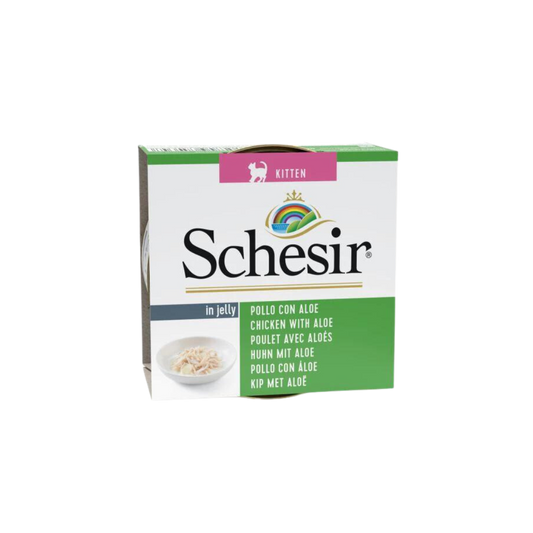 Schesir Chicken fillets with Aloe in gelatin for kittens