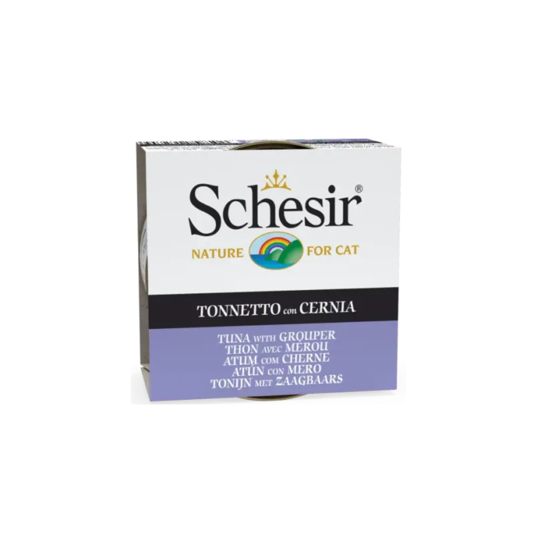 Schesir Cat Wet Food-Tuna With Grouper 85g