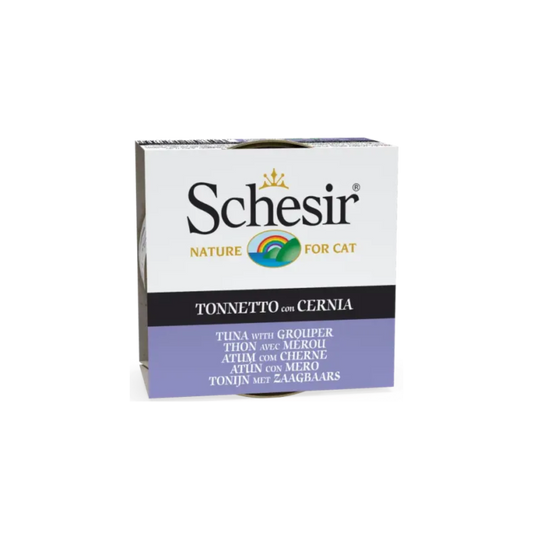 Schesir Cat Wet Food-Tuna With Grouper 85g